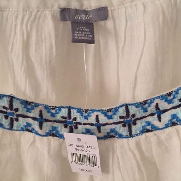 NWT Aerie embroidered sleeve tank top - Picture 2 of 3